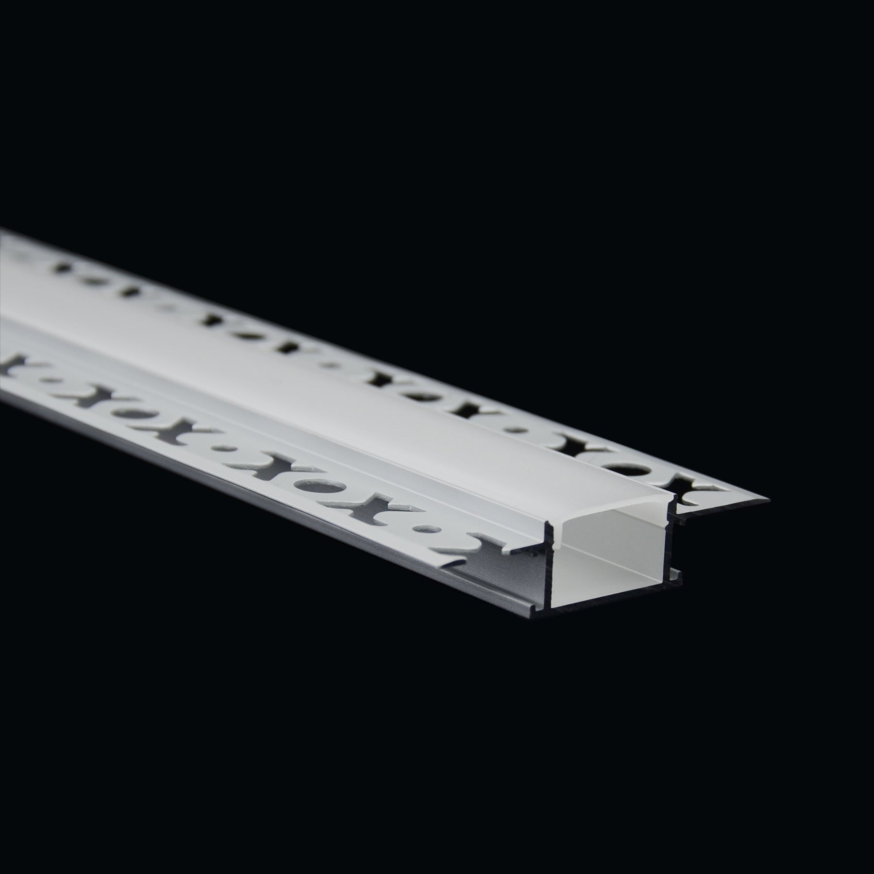  Plaster-In Trimless Recessed LED Aluminium Profile 61.45x14mm (122-C6214)