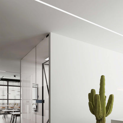  Plaster-In Trimless Recessed LED Aluminium Profile 97.2x18.2mm (186-C9718)