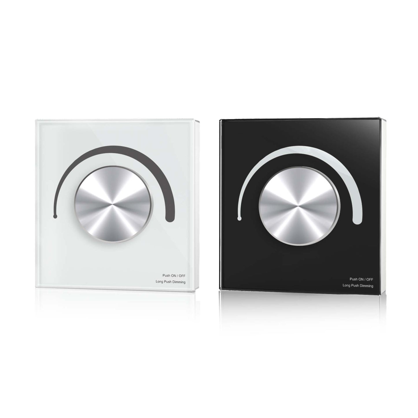  LED 0/1-10V Dimmer Switch Wall Rotary Panel 2.4GHz RF AC100-240V T18-2