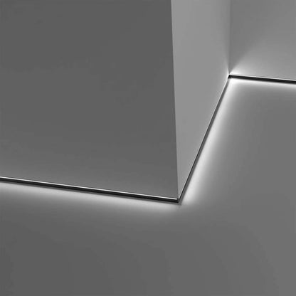  Skirting LED Aluminium Profile 80x16mm (188)