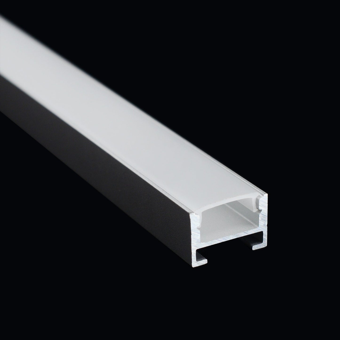  Slim Surface Mounted Invisible Brackets LED Aluminium Profile 16.2x11mm (570)