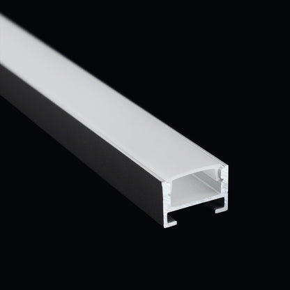  Slim Surface Mounted Invisible Brackets LED Aluminium Profile 16.2x11mm (570)