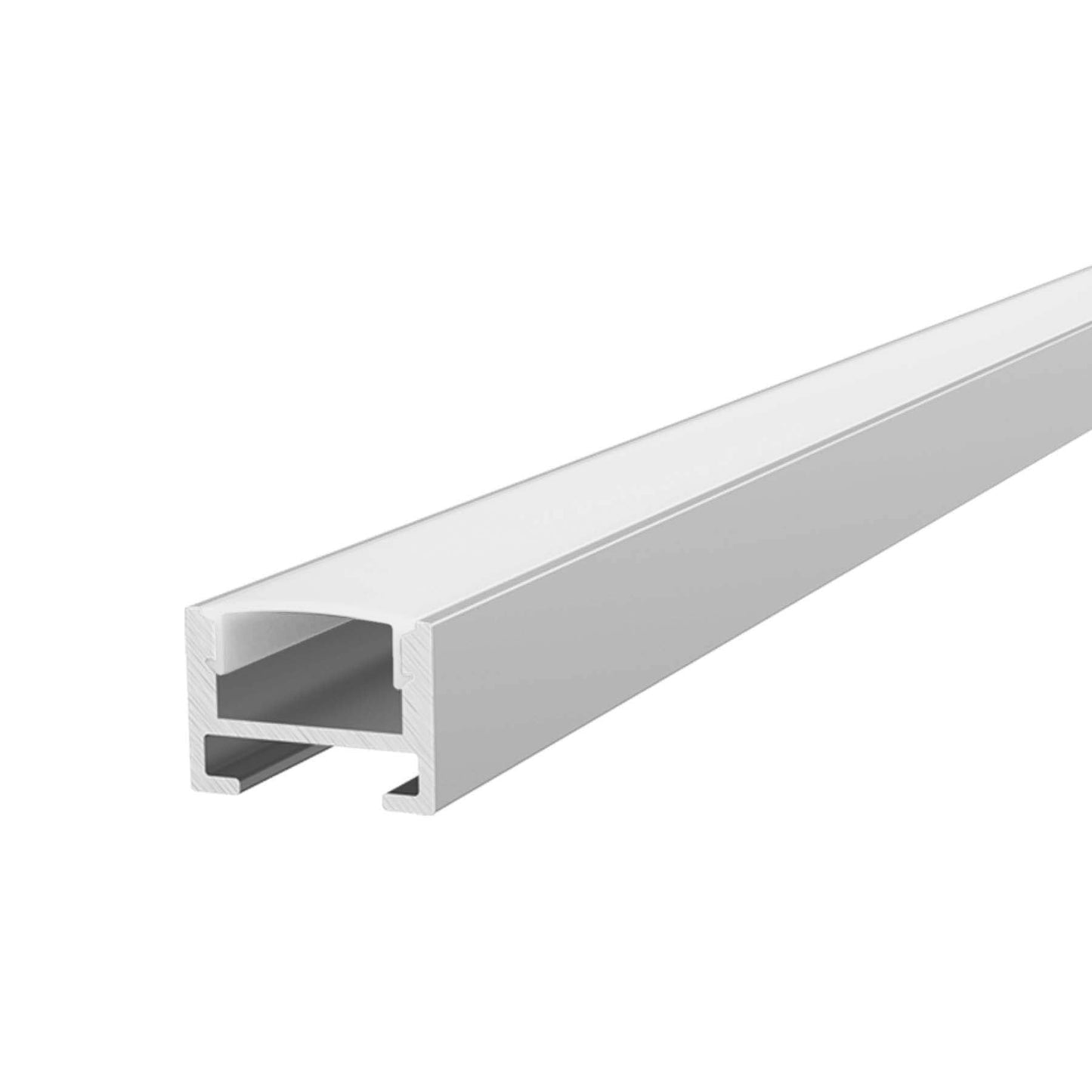  Slim Surface Mounted Invisible Brackets LED Aluminium Profile 16.2x11mm (570)