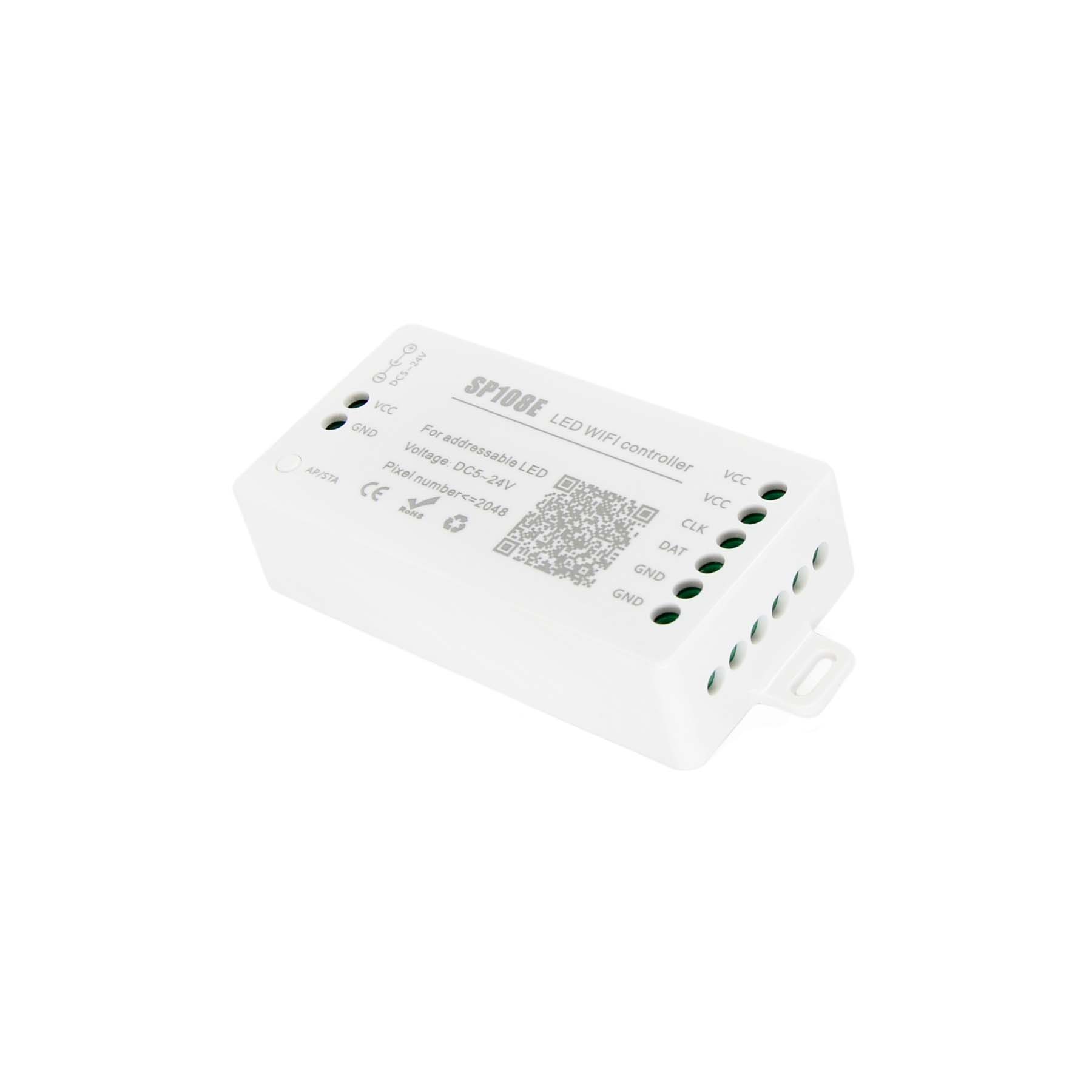  SP108E Wifi SPI Pixel Strip LED Controller