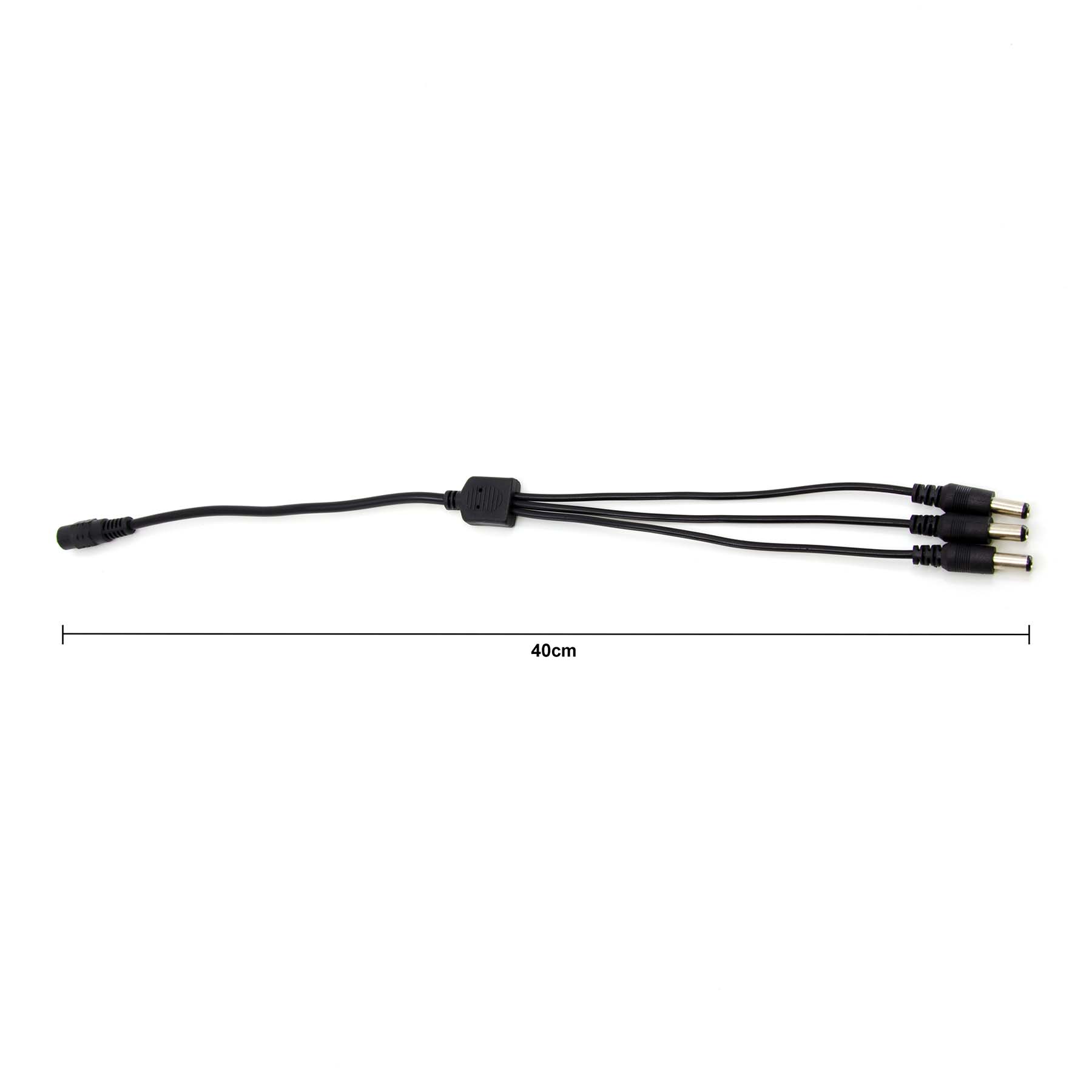  1 Female To 3 Male 5.5mmx2.1mm DC Power Splitter Cable