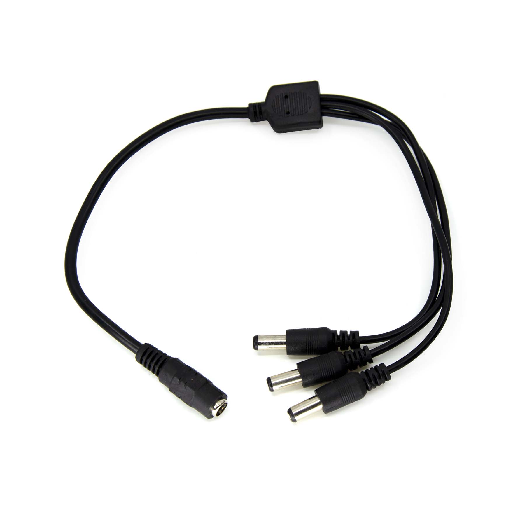  1 Female To 3 Male 5.5mmx2.1mm DC Power Splitter Cable