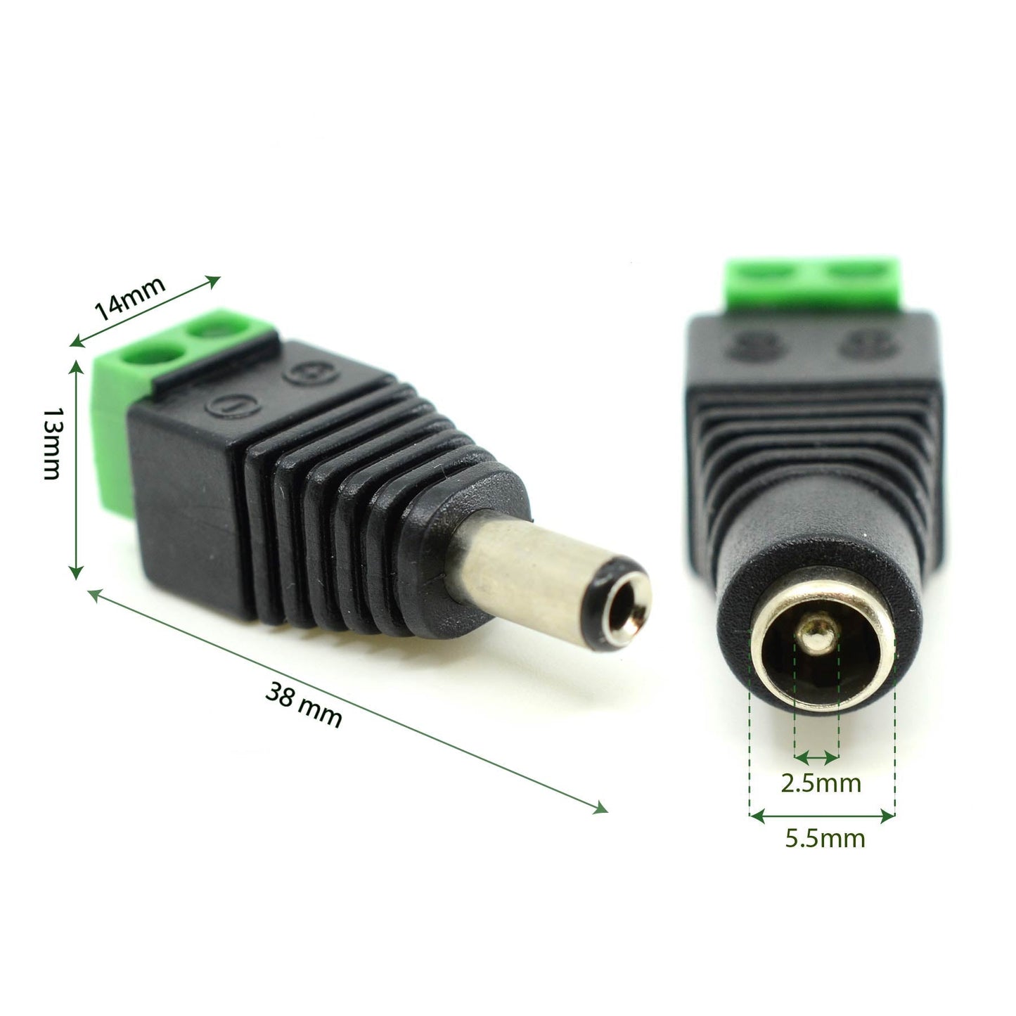  Male 5.5mmx2.5mm DC Socket Jack Connector