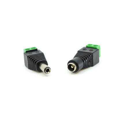 Pair Of Male & Female 5.5mmx2.1mm DC Socket Jack Connector