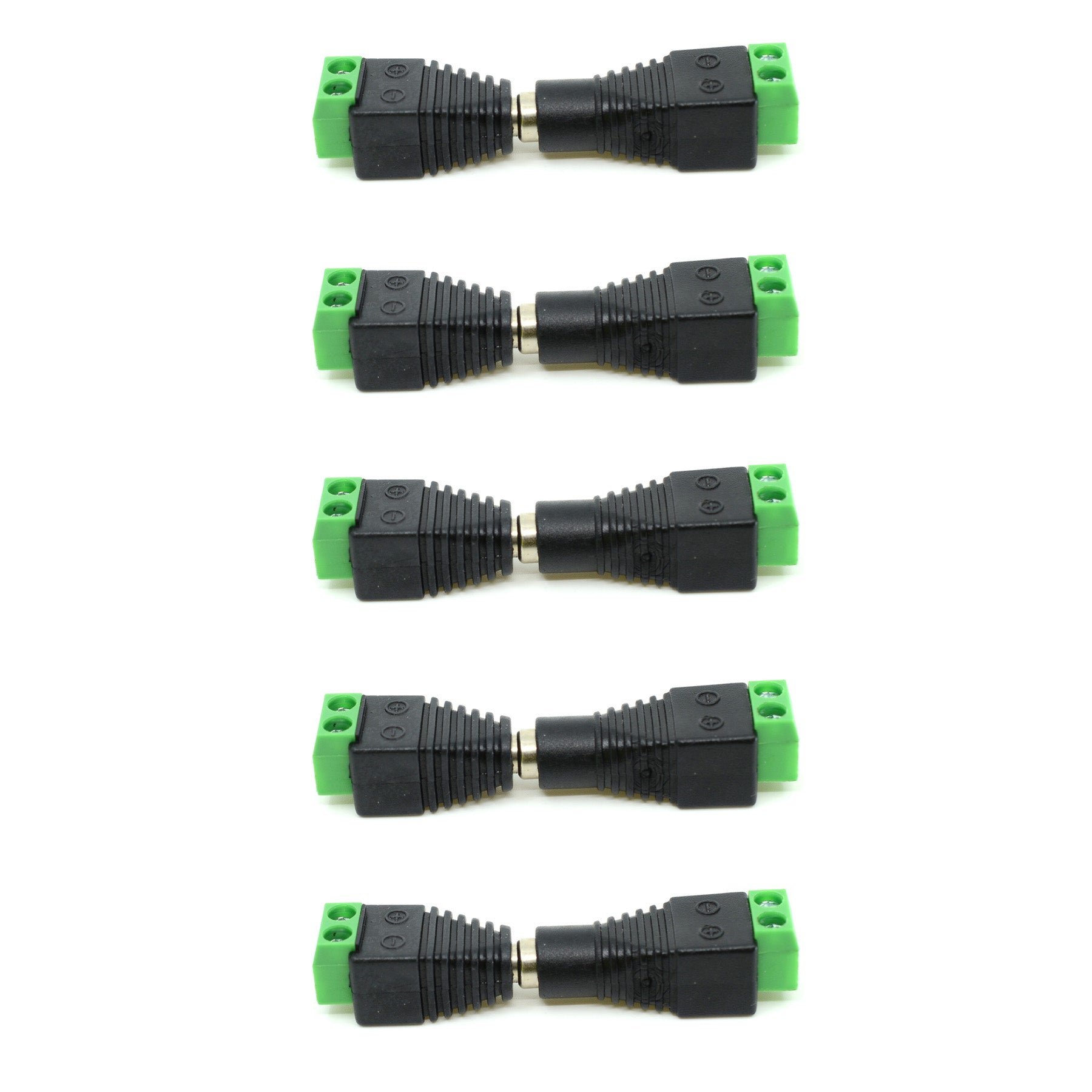  Pair Of Male & Female 5.5mmx2.1mm DC Socket Jack Connector
