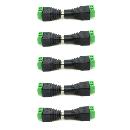  Pair Of Male & Female 5.5mmx2.1mm DC Socket Jack Connector