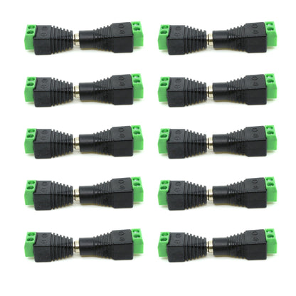  Pair Of Male & Female 5.5mmx2.1mm DC Socket Jack Connector