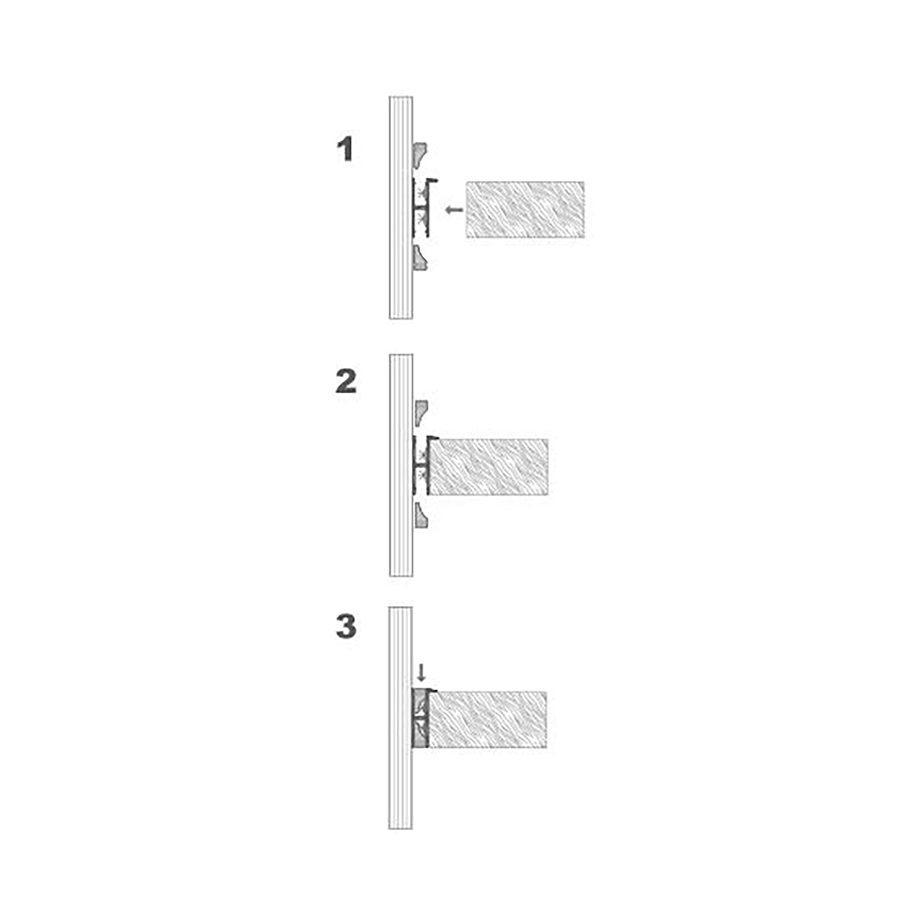  Surface Mounted Cabinet Shelving LED Aluminium Profile 19x8.5mm (560)