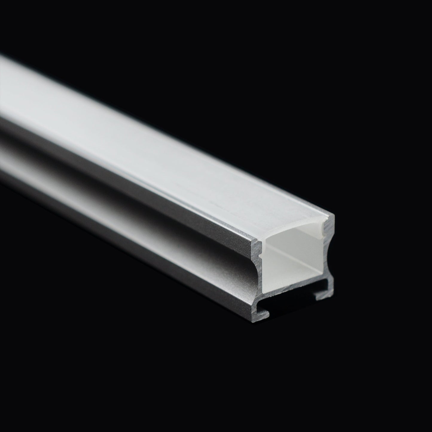  Surface Mounted Invisible Brackets LED Aluminium Profile 17x14.3mm (571)