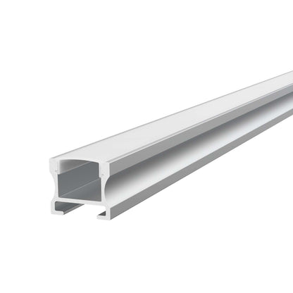  Surface Mounted Invisible Brackets LED Aluminium Profile 17x14.3mm (571)