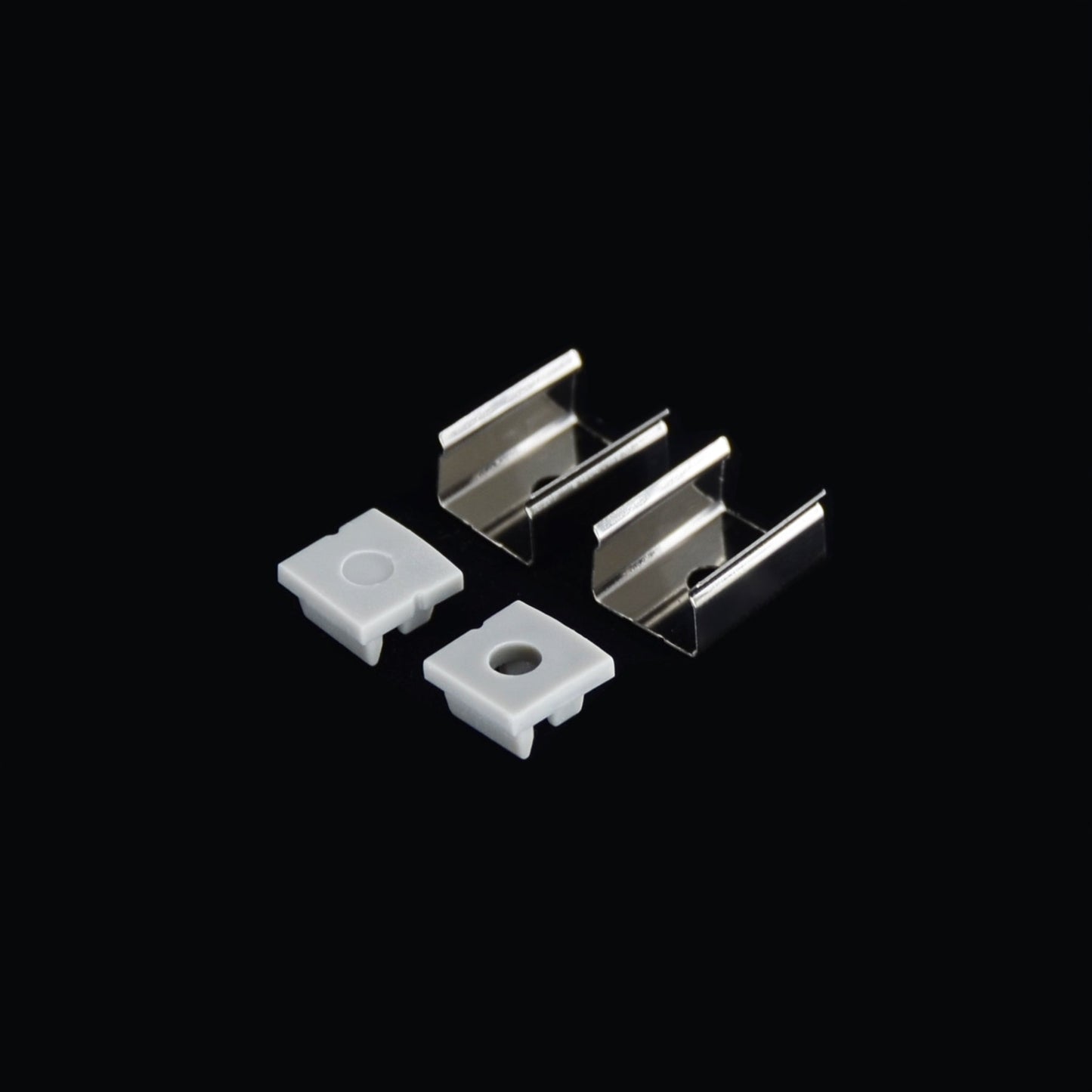  Surface Mounted LED Aluminium Profile 10x10mm (196-M1010)