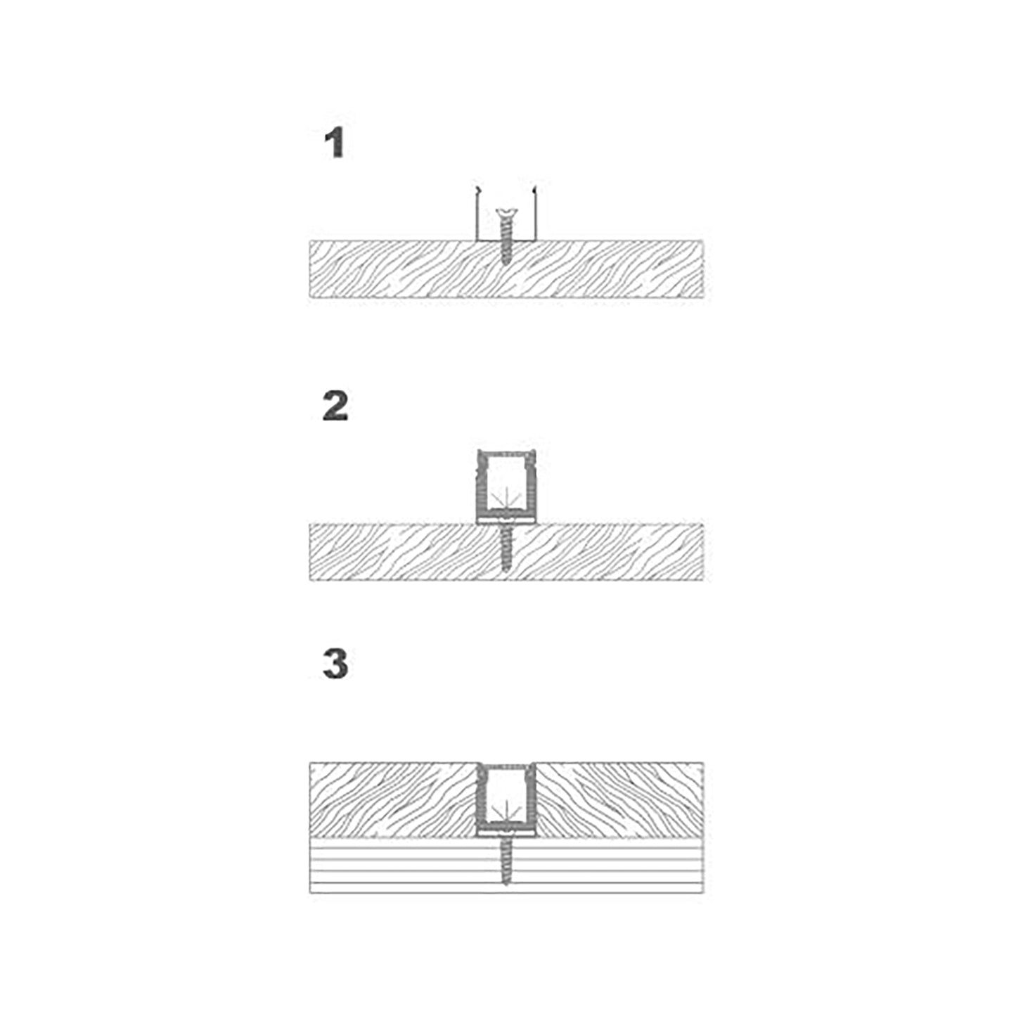  Surface Mounted LED Aluminium Profile 7.8x9mm (129-M0809)