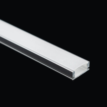  Surface Mounted LED Aluminium Profile 17.35x6.9mm (013-M1707)