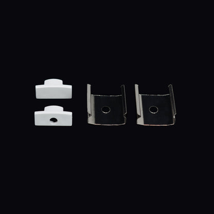  Surface Mounted LED Aluminium Profile 17.35x6.9mm (013-M1707)