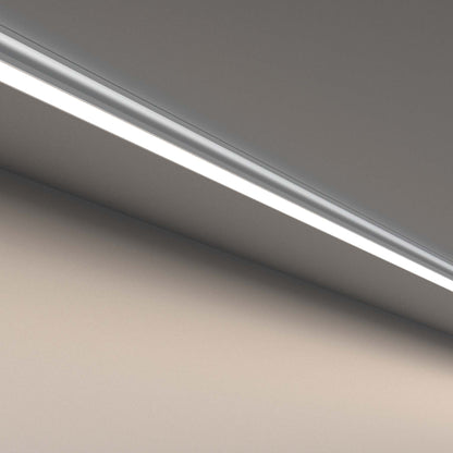  Surface Mounted Invisible Brackets LED Aluminium Profile 17x14.3mm (571)