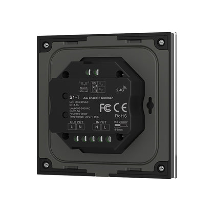  LED Triac Dimmer Switch Wall Touch Panel 2.4GHz RF AC100-240V S1-T