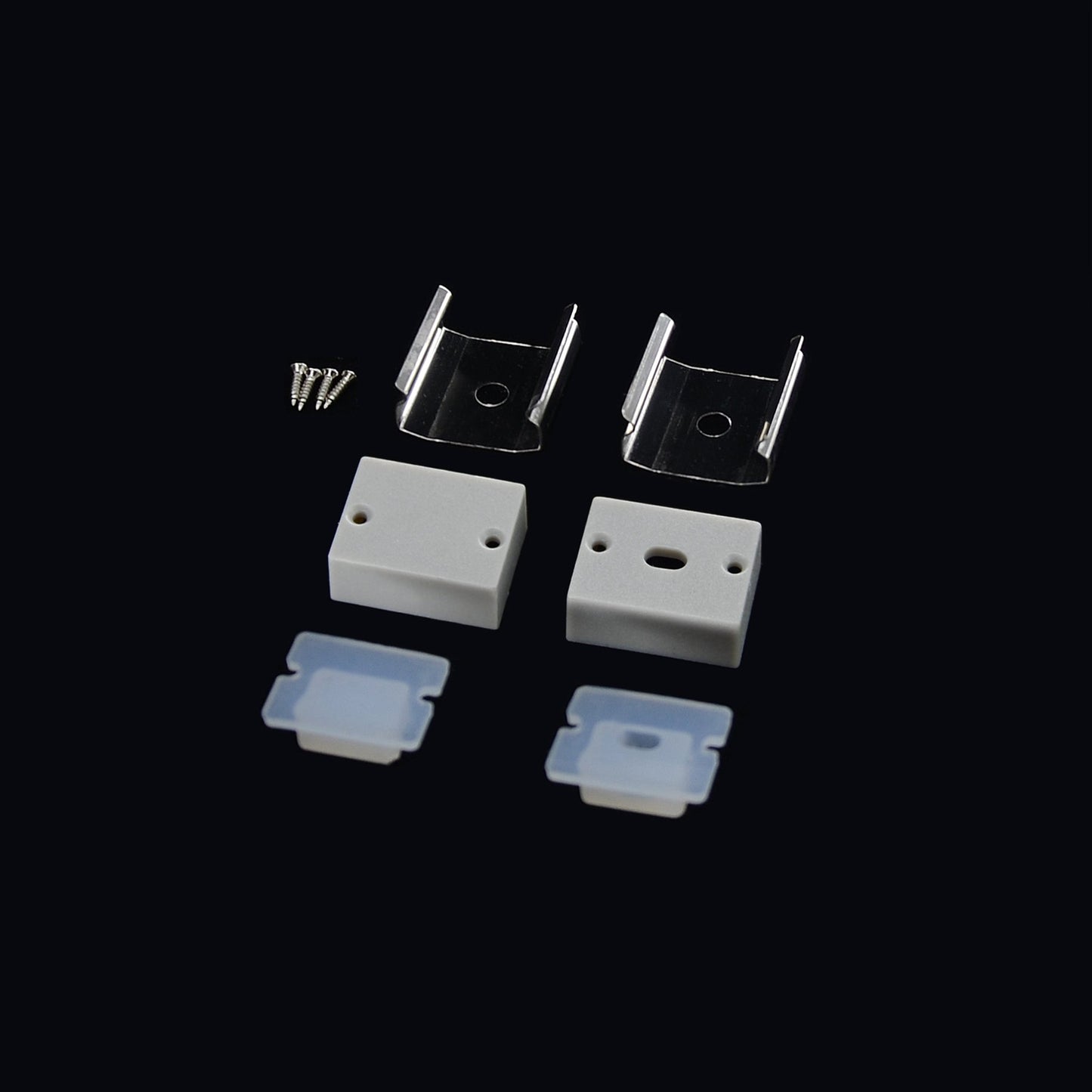  Waterproof Surface Mounted LED Aluminium Profile 17.5x12.9mm (296-D1713)