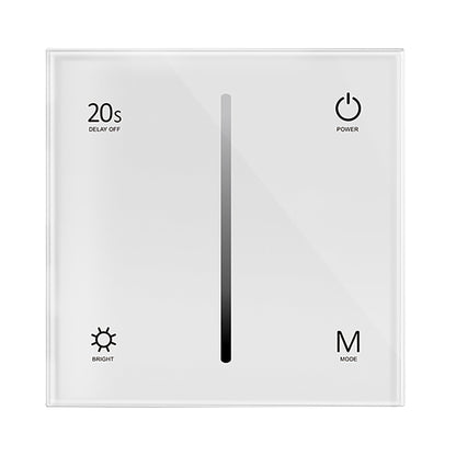  LED 1 Zone 0-10V Dimmer Switch Wall Touch Panel 2.4GHz RF AC100-240V T18