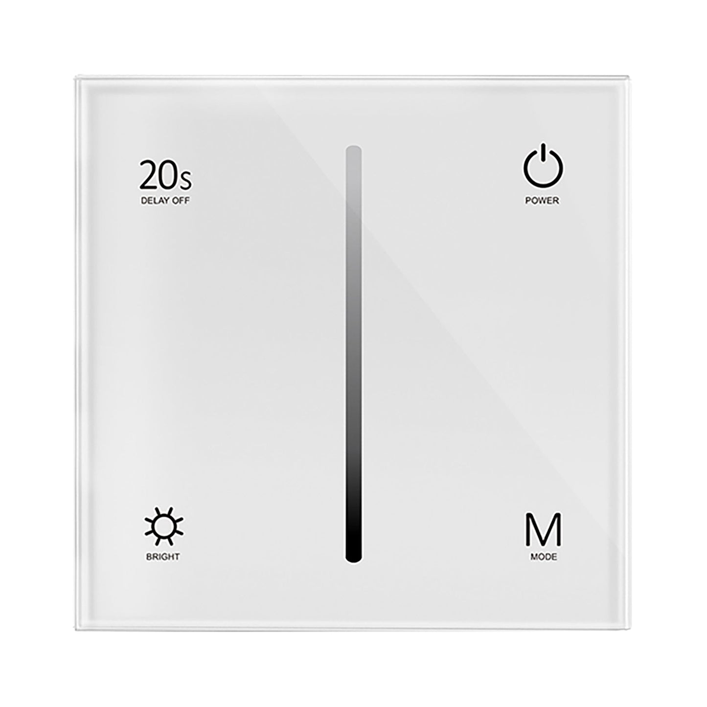  LED 12-24V DC Dimming Controller Touch Panel 4CH*3A 2.4GHz RF T1-1