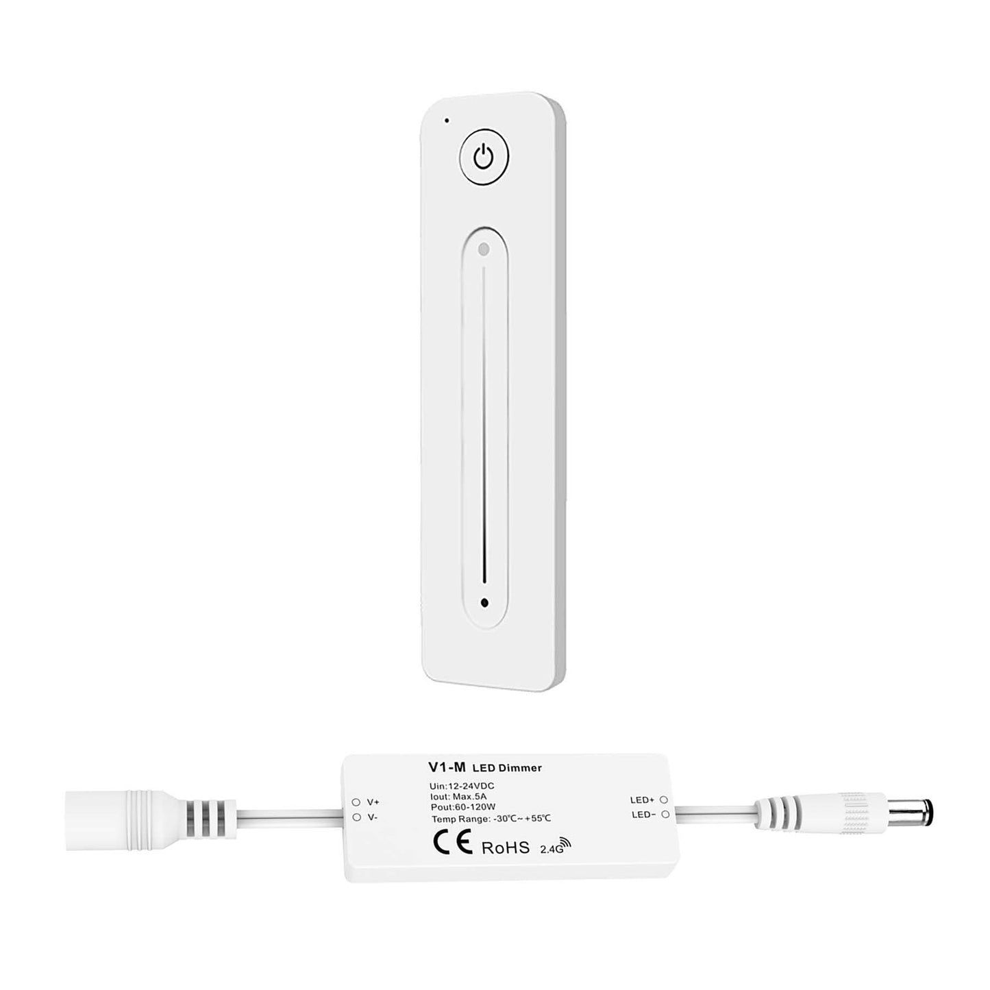  LED 12-24V DC Dimming Controller V1-M(D) + 1 Zone Remote Control R11