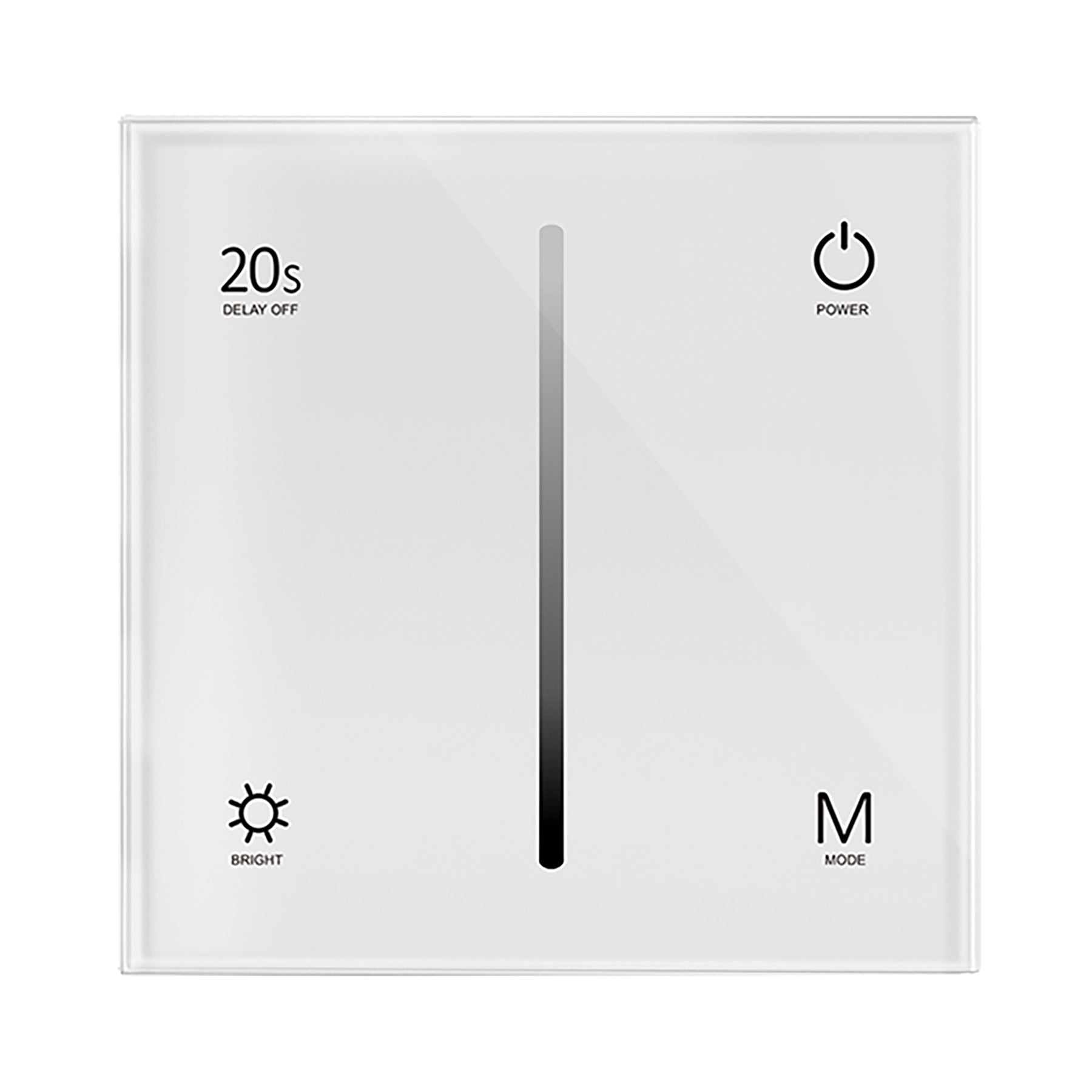  LED Triac Dimmer Switch Wall Touch Panel 2.4GHz RF AC100-240V S1-T