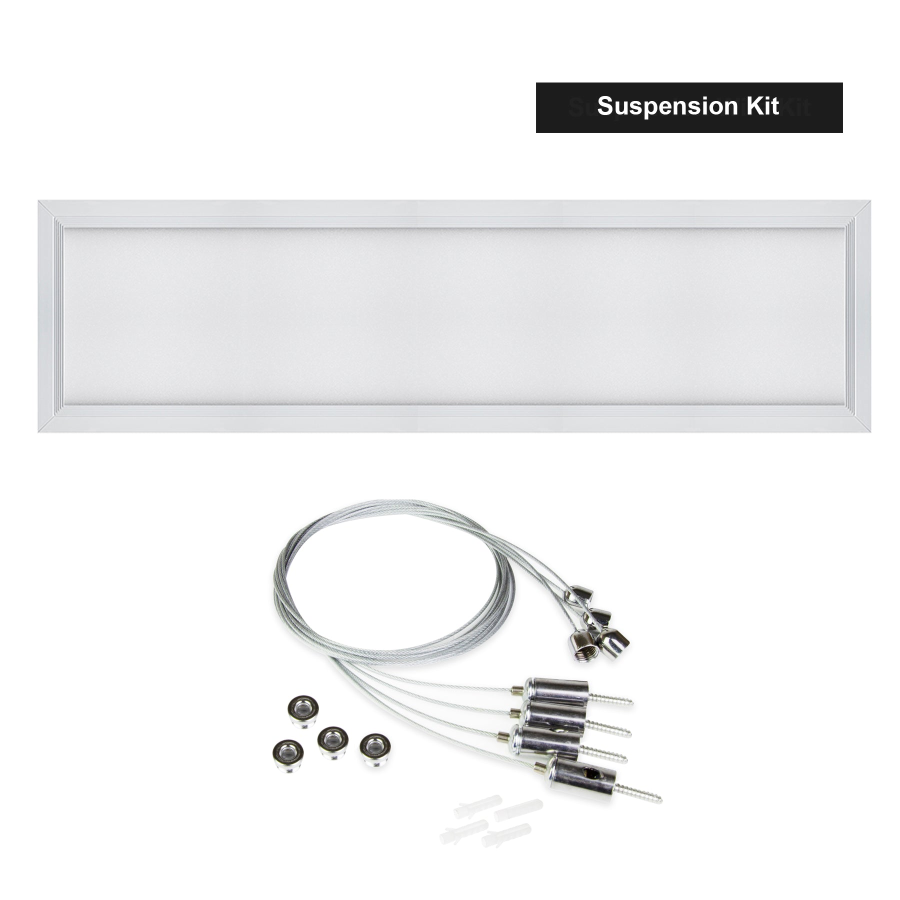  LED UGR Panel Light 1195x295mm 42W 3CCT White Frame