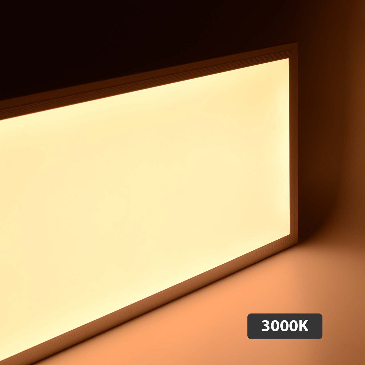  LED UGR Panel Light Surface Mounted 1200x300mm 42W 3CCT White Frame