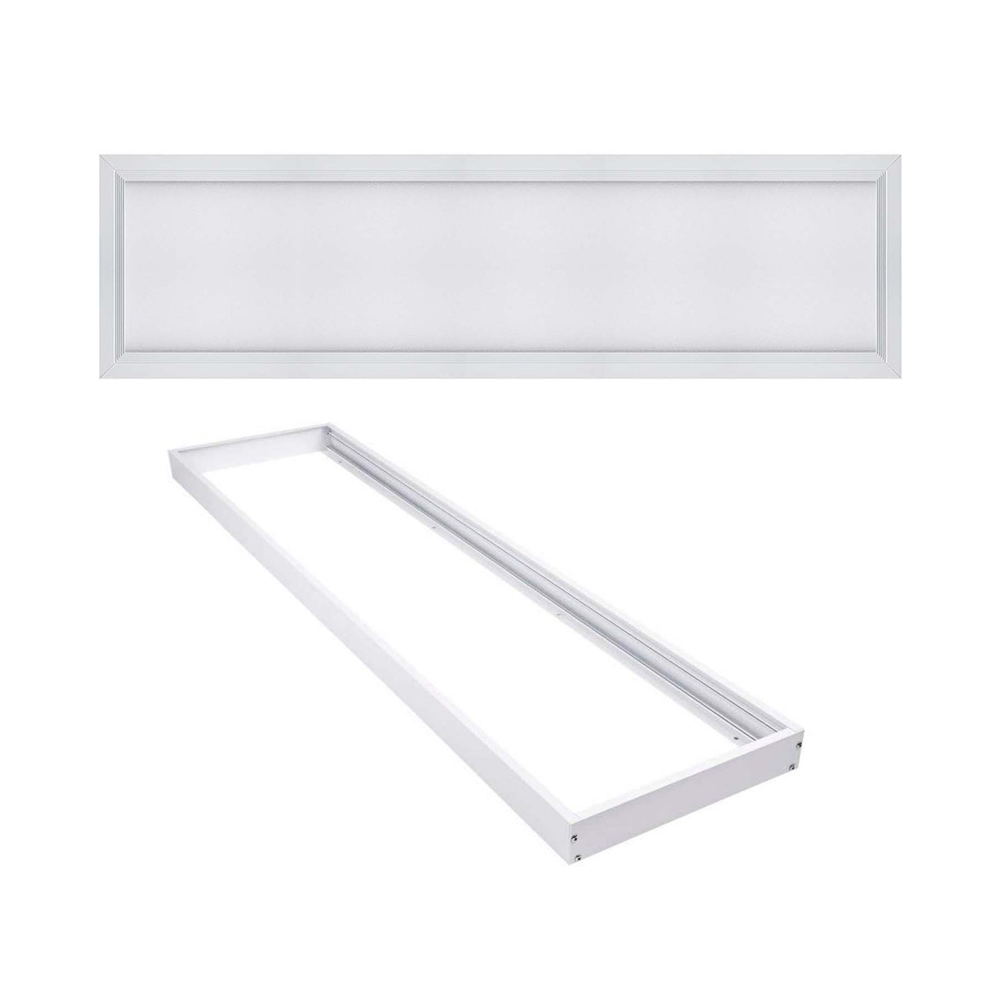  LED UGR Panel Light Surface Mounted 1200x300mm 42W 3CCT White Frame