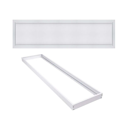  LED UGR Panel Light Surface Mounted 1200x300mm 42W 3CCT White Frame