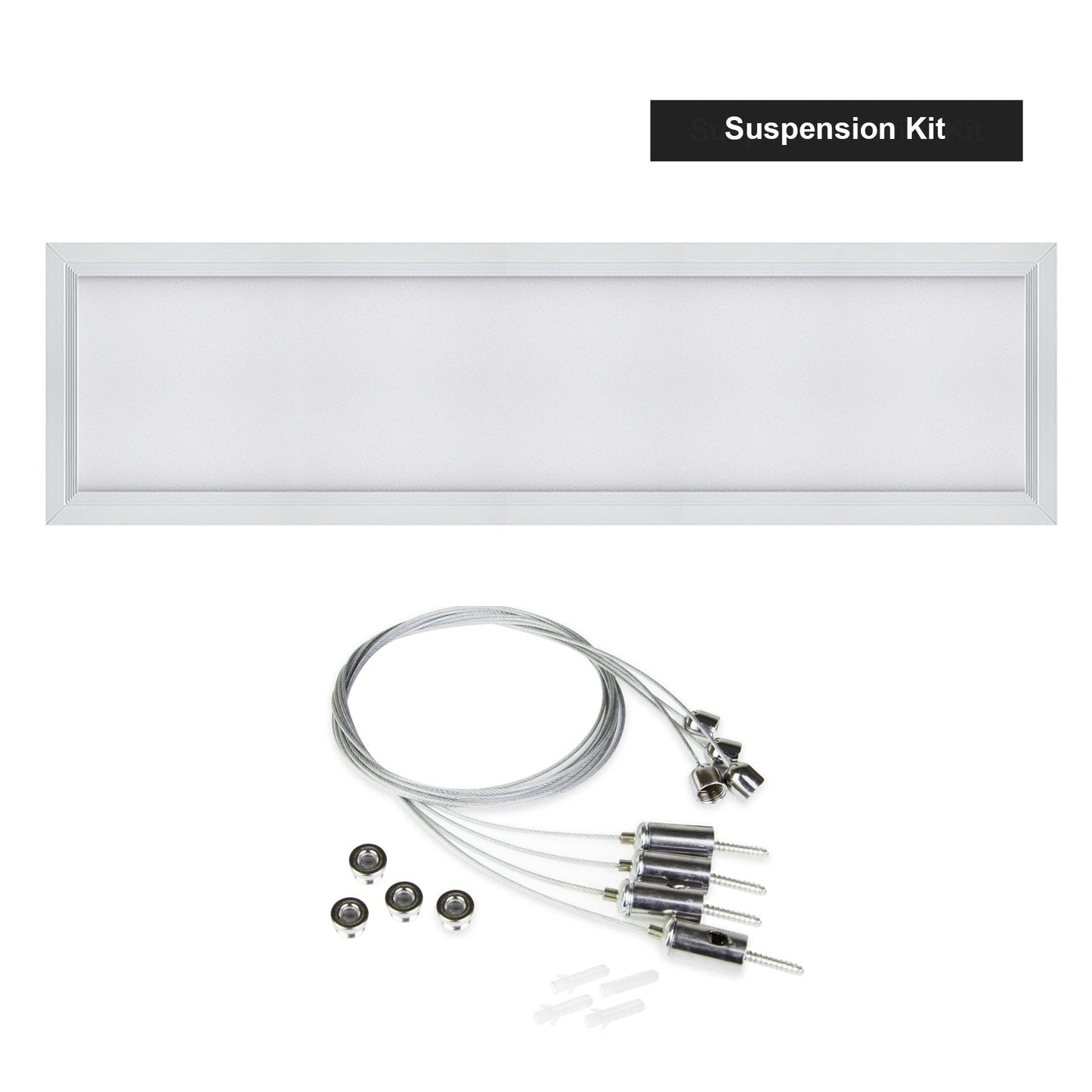  LED Backlit Panel Light 1195x295mm 42W White Frame