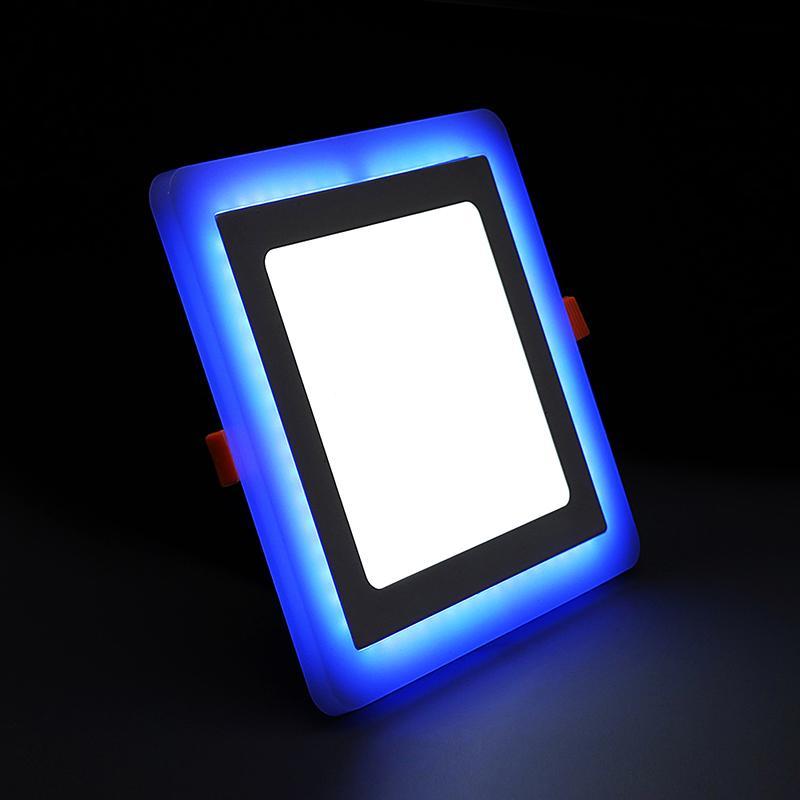  Recessed Square Blue Edge Lit LED Panel Light
