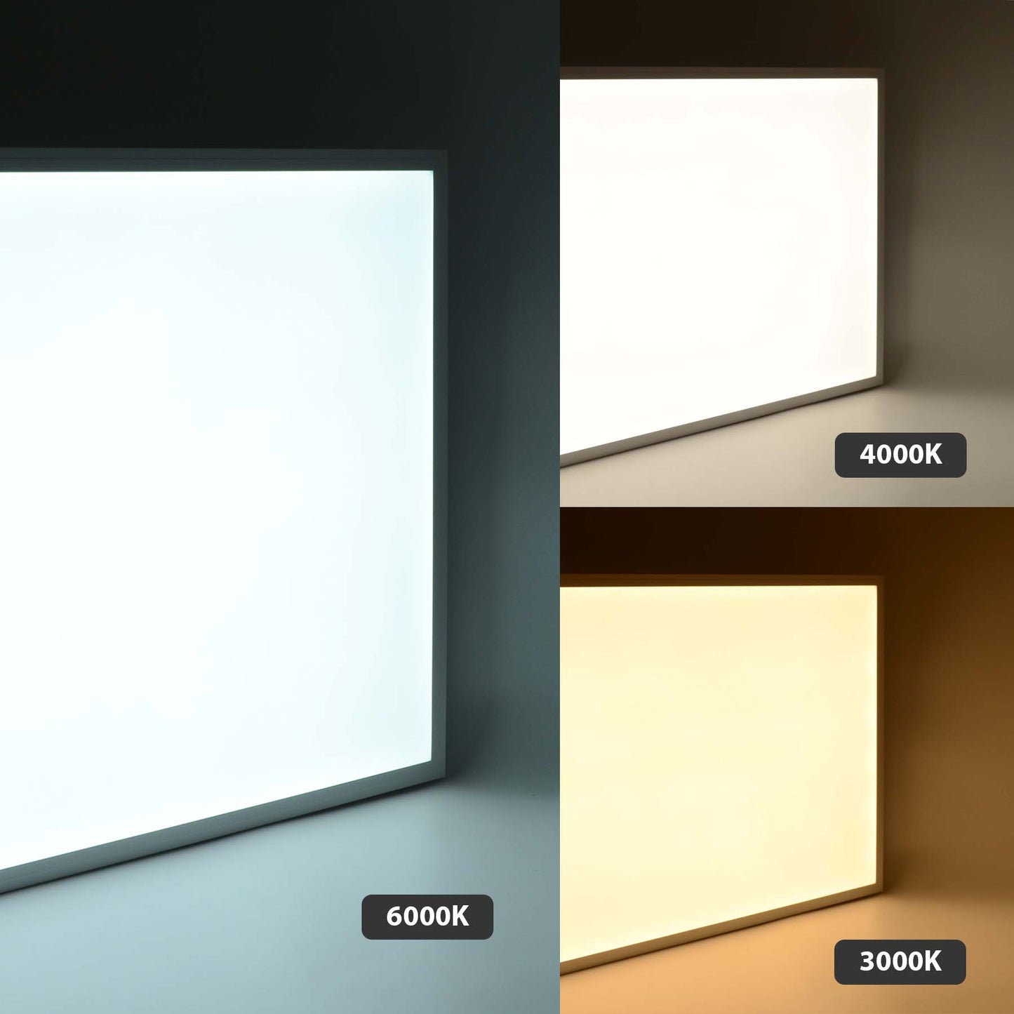  LED Backlit Panel Light Suspended 595x1195mm 84W White Frame