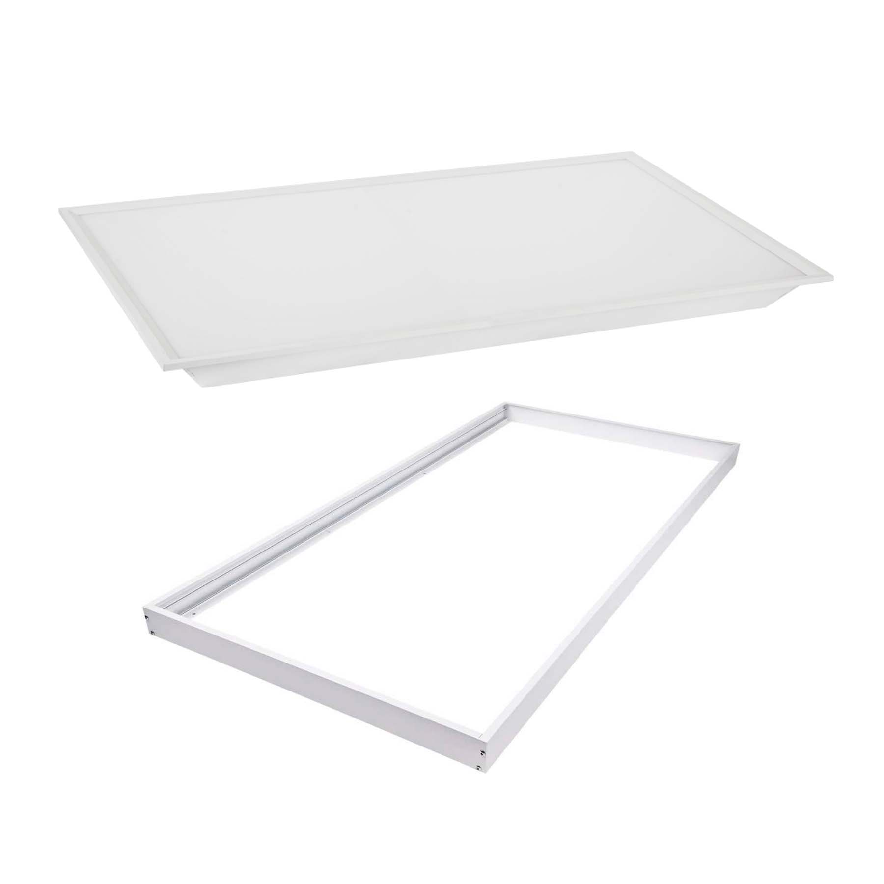  LED UGR Panel Light Surface Mounted 600x1200mm 84W 3CCT White Frame