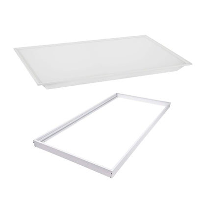  LED Backlit Panel Light Surface Mounted 600x1200mm 84W White Frame