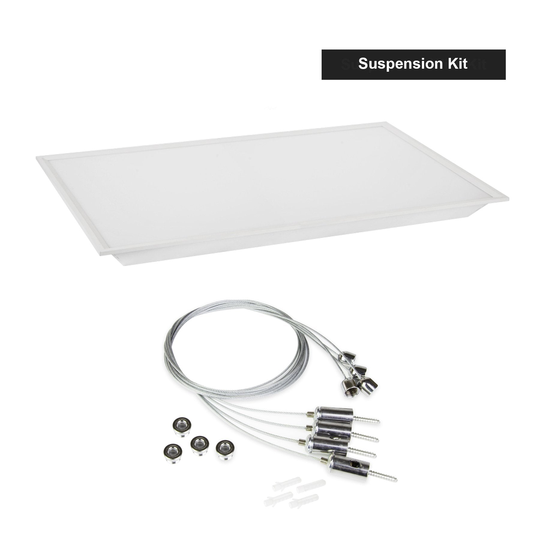  LED Backlit Panel Light 595x1195mm 84W White Frame