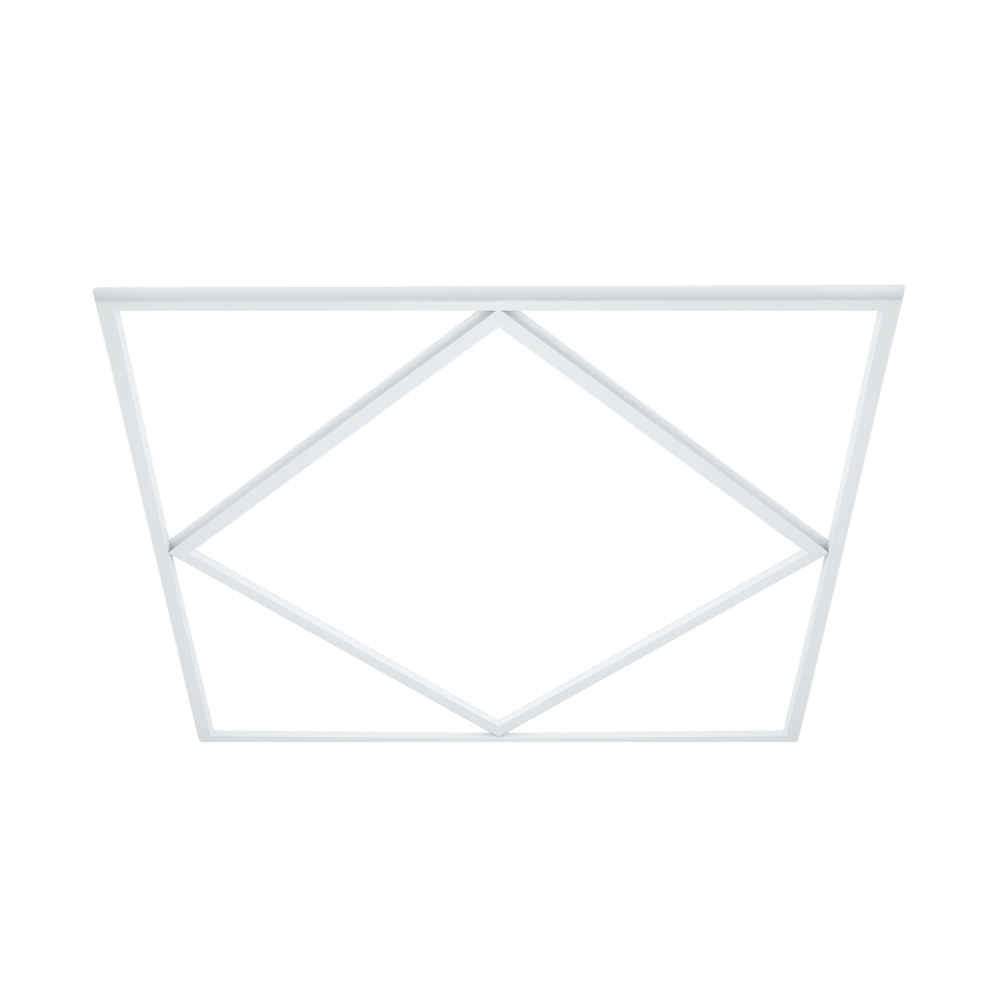  LED Diamond Lattice Panel Frame Border Edge Light 591x591mm 60W