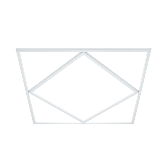  LED Diamond Lattice Panel Frame Border Edge Light 591x591mm 60W