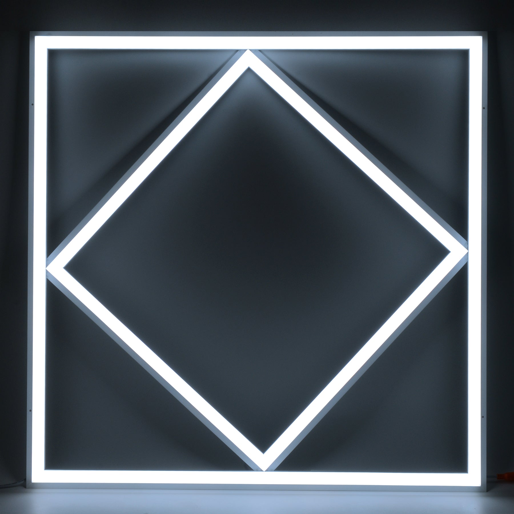  LED Diamond Lattice Panel Frame Border Edge Light 591x591mm 60W