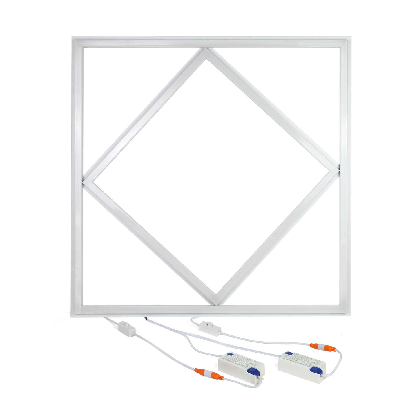  LED Diamond Lattice Panel Frame Border Edge Light 591x591mm 60W