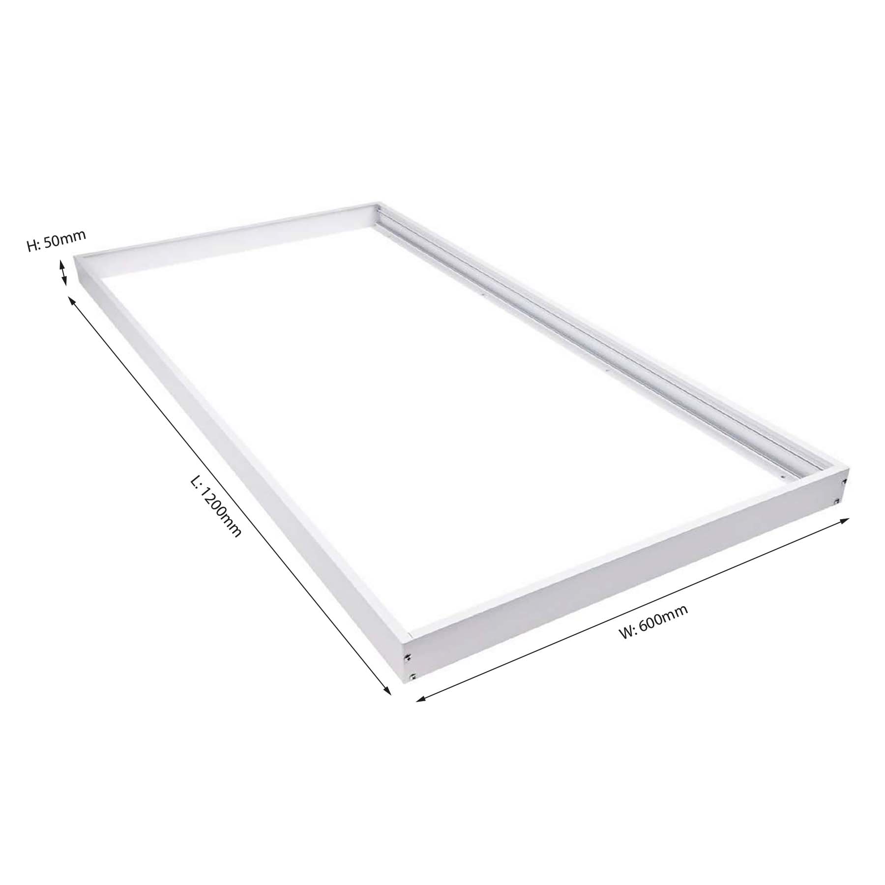  Heavy Duty Surface Mounting Frame Kit For 600x600mm, 600x1200mm, 1200x300mm LED Panel Light