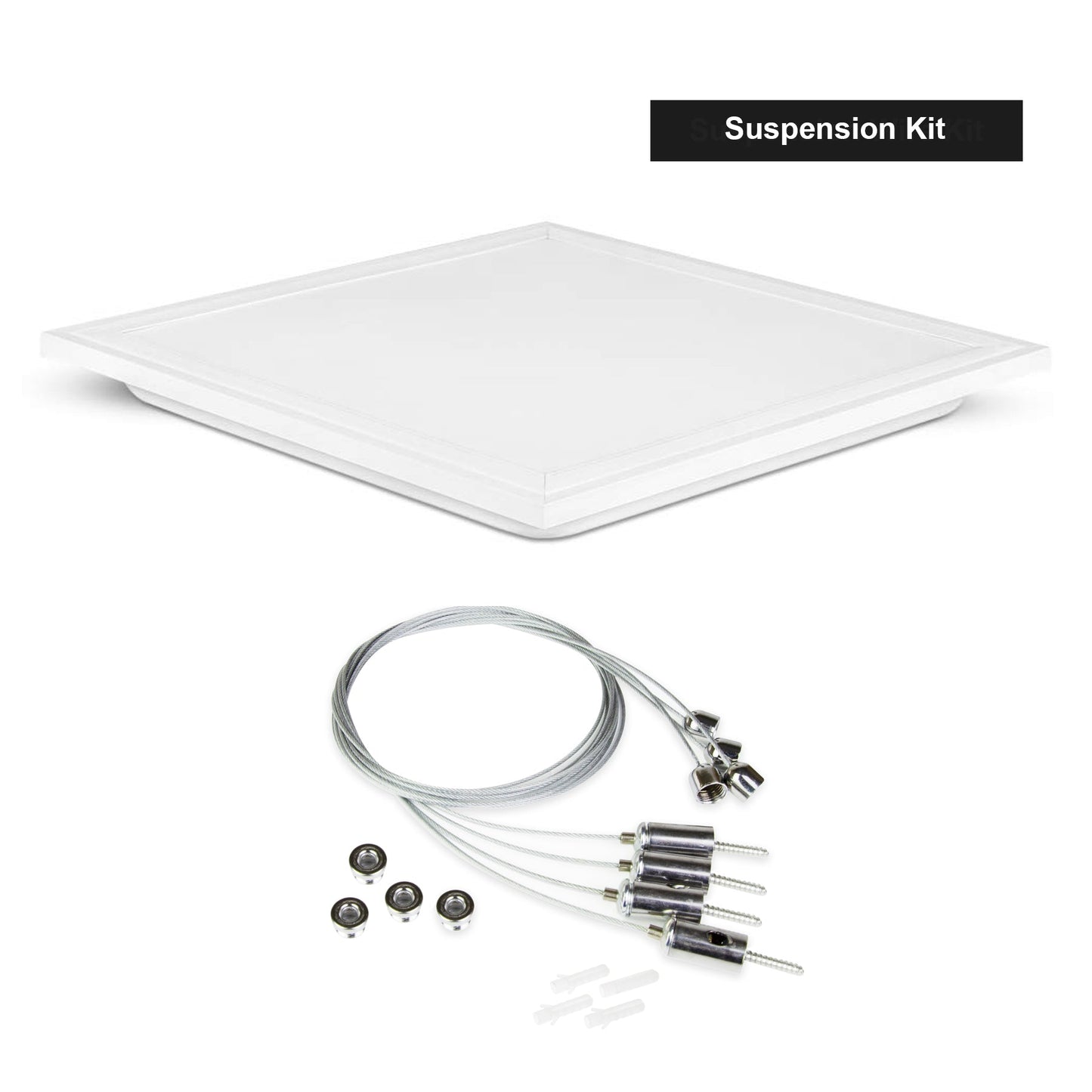  LED UGR Panel Light 595x595mm 42W 3CCT White Frame