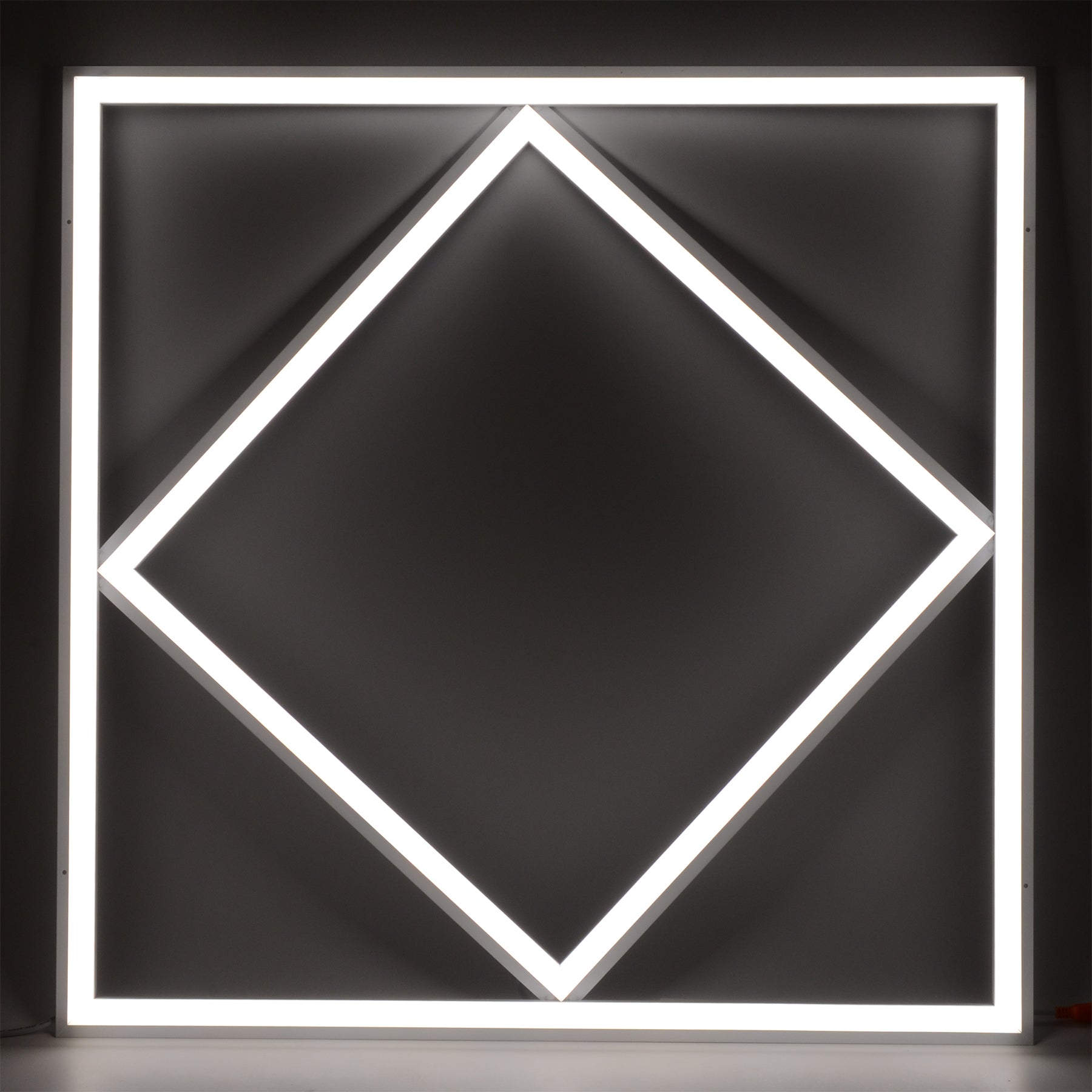  LED Diamond Lattice Panel Frame Border Edge Light 591x591mm 60W