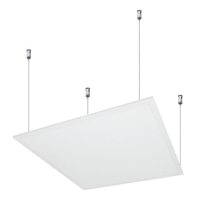  LED Backlit Panel Light Suspended 595x595mm 42W White Frame
