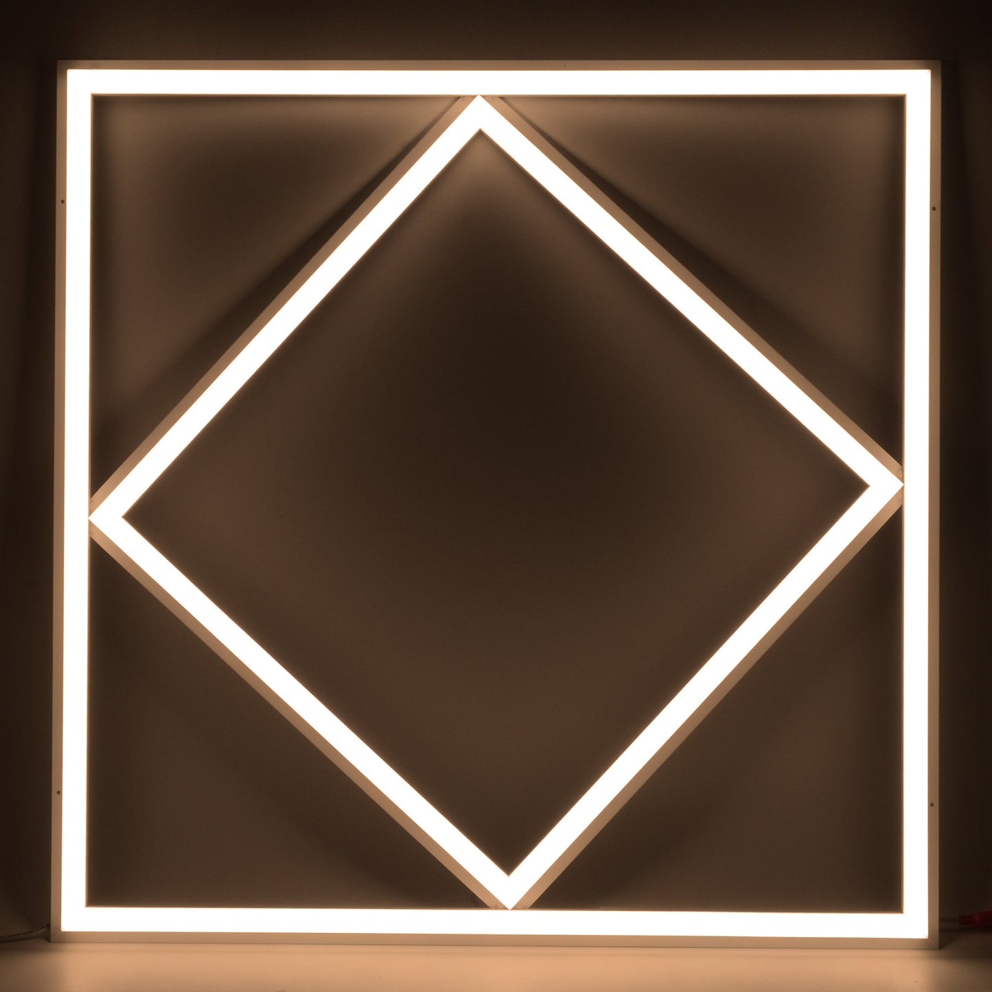  LED Diamond Lattice Panel Frame Border Edge Light 591x591mm 60W