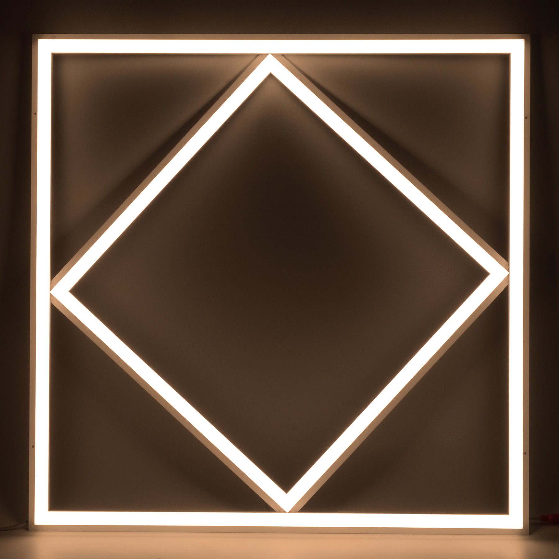  LED Diamond Lattice Panel Frame Border Edge Light 591x591mm 60W