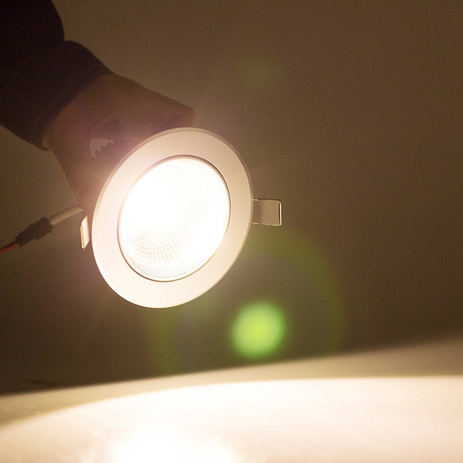  Chrome Surface LED COB Downlight